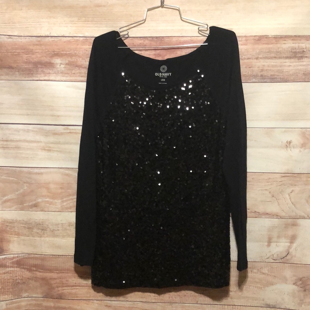 Women’s Old Navy Long Sleeve Sequin Top